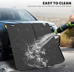LASFIT All Weather Cargo Mats for Honda Pilot 2016-2022 | Full Surround TPE Mats, Tall Walls, 3D Custom Fit, Non-Slip, Easy Clean, Tool-Free Install, Vehicle-Specific Accessories - Image 6