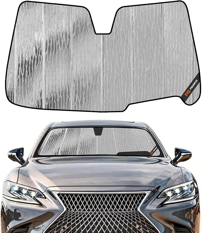 Pigenius Windshield Sun Shade for Lexus LS500/LS500h 2018-2026 with Heads-Up Display - AstraGuard by Pigenius