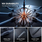 [2026 Upgraded] DooGooCoo Windshield Sun Shade [Up to 70°F Cooler, 100% Sunlight Blocked] car Sun Shade Windshield Umbrella, Keeps Interior Cooler car Shade Front Windshield, Medium 57" x 32". - Image 5