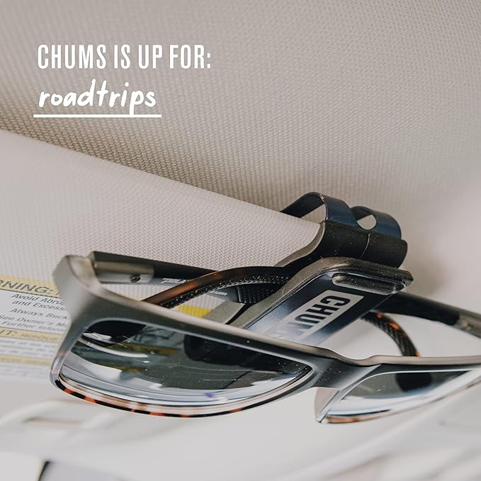 Chums Glasshopper Clip - Metal Sun Visor Glasses Holder for Vehicles - Car, Truck, or SUV Sunglasses Mount Attachment (Black) - Image 4