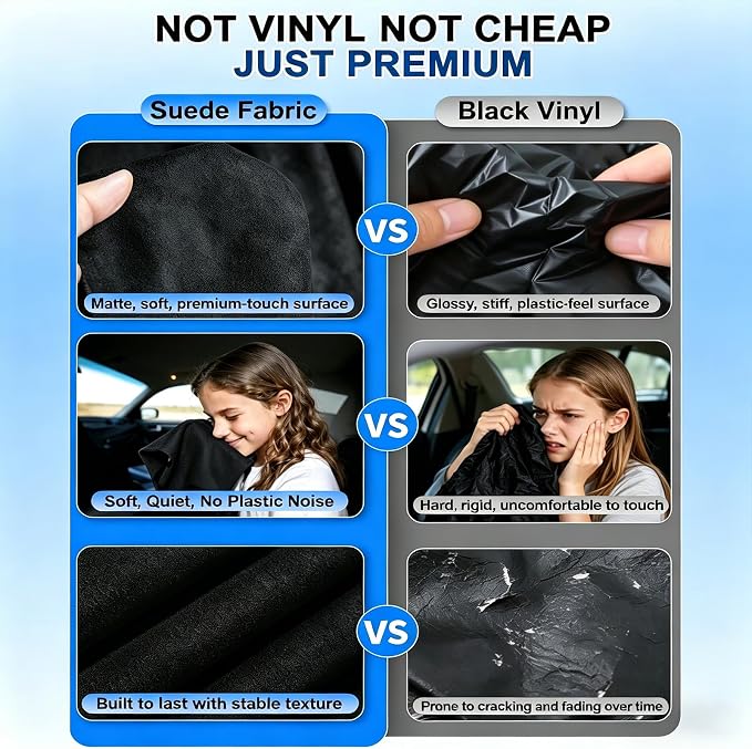 ZATOOTO Magnetic Car Window Shades 4PCS, Car Window Covers Ultimate Privacy | Side Window Sun Shade, UV Protection, Heat Insulation, Perfect for Camping, Travel, Baby Safety, and Daily Use - Image 2