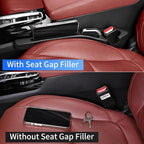7F Car Seat Gap Filler, Organiser Between Seat and Centre Console, Universal Car Accessories, Fit SUV Truck Storage Beige - Image 6