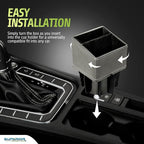 SUPERIOR ESSENTIALS Car Phone Holder & Key Storage Expander for Cupholder - Universal Size Phone Mount for Car - Elegant Design with Easy Installation - Effortless Charging Cell Phone Holder for Car - Image 5