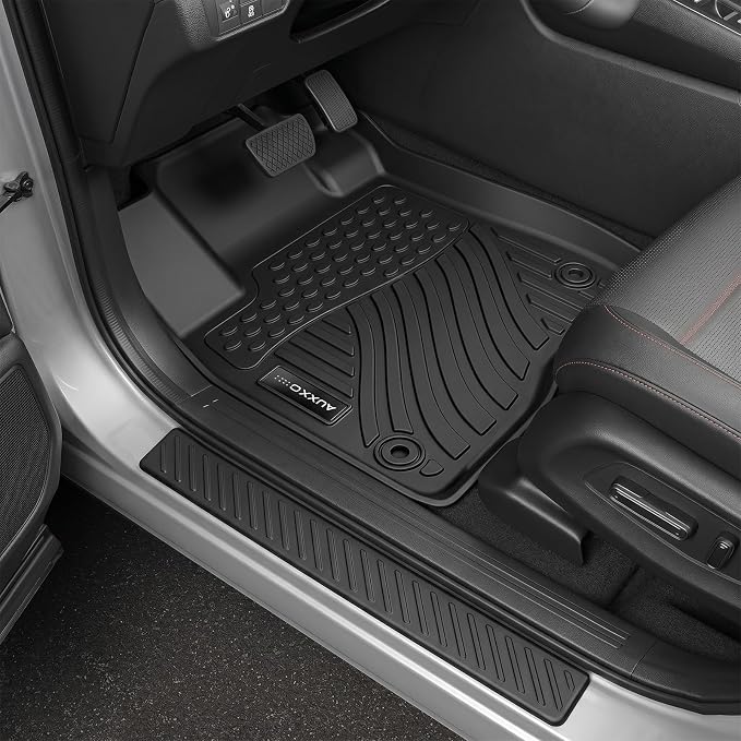 AUXKO Floor Mats Upper Cargo+Backrest Mat Door Sill for 2026-2023 Honda CRV | Include Hybrid,High Wall,All-Weather,All Season,Odorless,Rain&Salt Resistant,TPE Material,Accessories,Pet Friendly - Image 3