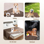 gogobunny 100% Double-Sided Waterproof Dog Bed Cover Pet Blanket Sofa Couch Furniture Protector for Puppy Large Dog Cat, Reversible (82x120 Inch (Pack of 1), Dark Chocolate/Light Chocolate) - Image 9