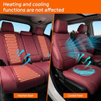 Ranaya Custom Fit Lexus Seat Covers for Lexus GX460 2012–2023 | for Base,Premium,Luxury,6-Passenger Full Set,(2nd Row Captain Chairs),Waterproof Leatherette, Pet & Kid Friendly,Burgundy - Image 5