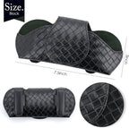 KINIVA Sunglasses Holder for Visor - Leather Glasses Case with Clips for All Car Models (Black) - Image 8