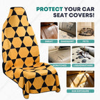 FLORICH Towel Car Seat Covers, Car Seat cover Protector Front Seats, Car Seat Cover Towel for Post Gym Workout, Running, Swimming and Beach, Non-Slip Car Seat Towel Covers Fit for Most Cars Trucks SUV - Image 6