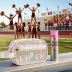 COSHAYSOO Clear CHEER Makeup Bag Cheerleader Team Gifts Cheerleading Hair Skincare Cosmetic Accessories Organizer for College Women Teen Girls, Small Waterproof Travel Pouch for Purses Backpack Tote - Image 6