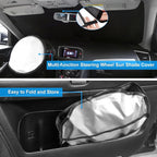 Windshield Sun Shade for 2013-2020 Lincoln MKZ Accessories | Full covered for windshield, Foldable & Durable, Block UV Rays, Reduce Heat, Easy to install, Keep Car Cooler - Image 6