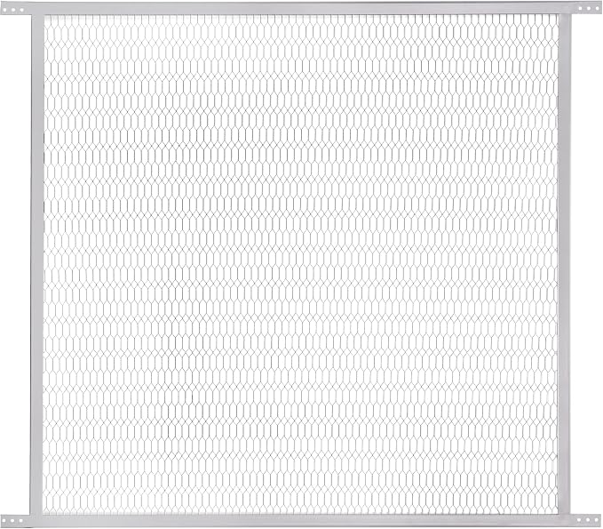 Guardian Steel Pet Grille Screen Door Protector for Dogs Pets Cats Scratch Protector Replacement (Grey, 30 inch) Screen Door Guard Pet Proof Rv Screen Door Grill Guards by GuardianBuilt