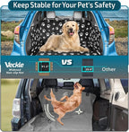 Veckle SUV Cargo Liner for Dogs - Trunk Cover with Bumper Flap Protector | Waterproof Pet Cargo Cover with Side Flaps, Dog Car Seat Cover with Non-Slip Trunk Mat, Prevents Scratches Pet Hair Mud Dirt - Image 6