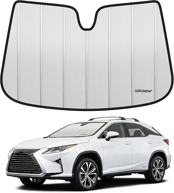 Custom Fit 2016-2022 RX Windshield Sun Shade for Lexus RX 2016 2017 2018 2019 2020 2021 2022 Automotive Car Front Window Sunscreen Sunshade by Unknown