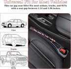 Car Seat Gap Filler Organizer of 2, 2 in 1 Car Gap Filler(Beige) | Universal Gap Filler with Storage Pockets, No Drop Seat Guard for Phones Keys Cards,Car Accessories for Most Cars Trucks SUVs - Image 6