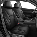 AOMSAZTO Custom Fit Seat Covers for Honda Accord 2023 2024 2025 2026 LX | Rear Row W/Solid Backrest Full Set Waterproof Airbag CompatibleFaux Leather Black by AOMSAZTO