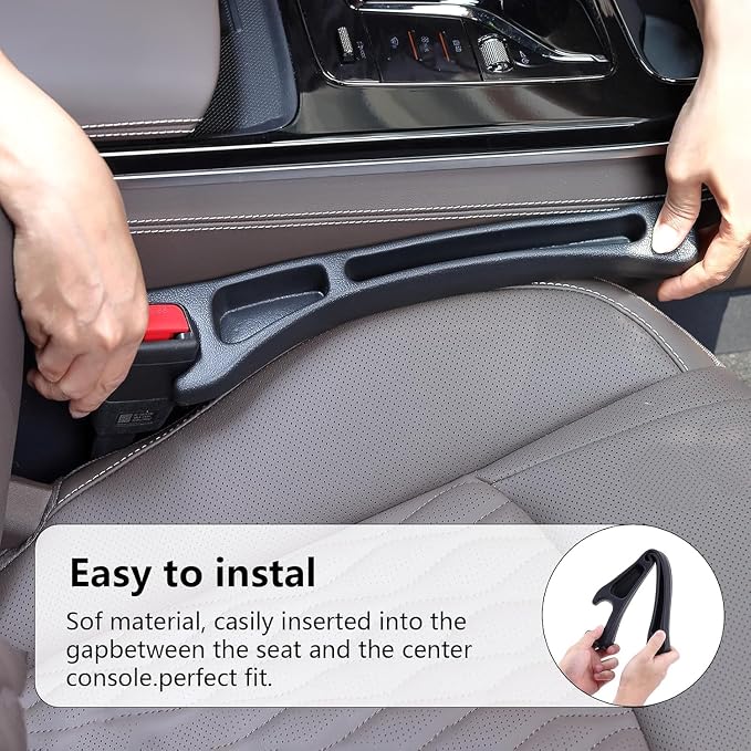 【Compatible with Kia Carnival】 Car Seat Gap Filler | No Drop Seat Guard Compatible with Kia Carnival Accessories Drop Seat Guards for Cars(2Pcs) Car Escape Tool(2Pcs) - Image 8