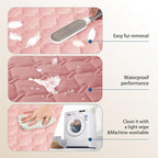 gogobunny 3X Stronger Waterproof Pet Blanket, Scratch Proof Furniture Protector for Dogs Cats, Reversible Cover 32x53 Inch, Dark Pink/Light Pink - Image 7