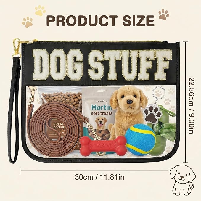 Dog Mom Gifts for Women Travel Bag Stuff Carrier Gifts Bag for Dog Lovers Food Storage Pouch Organizer Bag - Image 3