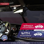 Autoamerics Truck Windshield Sun Shade with Storage Pouch & Anti-Slip Dash Pad - Foldable USA Texas Flag Design - Fits Most SUVs & Truck - Blocks UV Rays and Keeps Vehicle Cool | X-Large (66x 36 in) - Image 6
