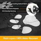 F-color SUV Cargo Liner for Dogs - Heavy Duty Trunk Cover for Full-Size SUV | Pet Cargo Cover with Bumper Flap Protector, Non-Slip Car Trunk Mat, Dog Car Seat Cover Prevents Scratches Pet Hair Mud Dirt - Image 5