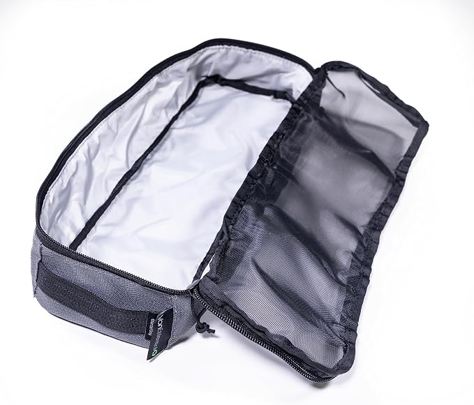 VanEssential Packing Cube with Transparent Mesh Top Small - Charcoal Gray by VanEssential