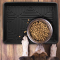 FH Group Climaproof for All Weather Protection Black Multi-Purpose Pet Feeding Bowl Tray, Dog Bowl Tray, Boot Tray, Shoe Tray, Great for Entryway or Garage 20 by FHGroup