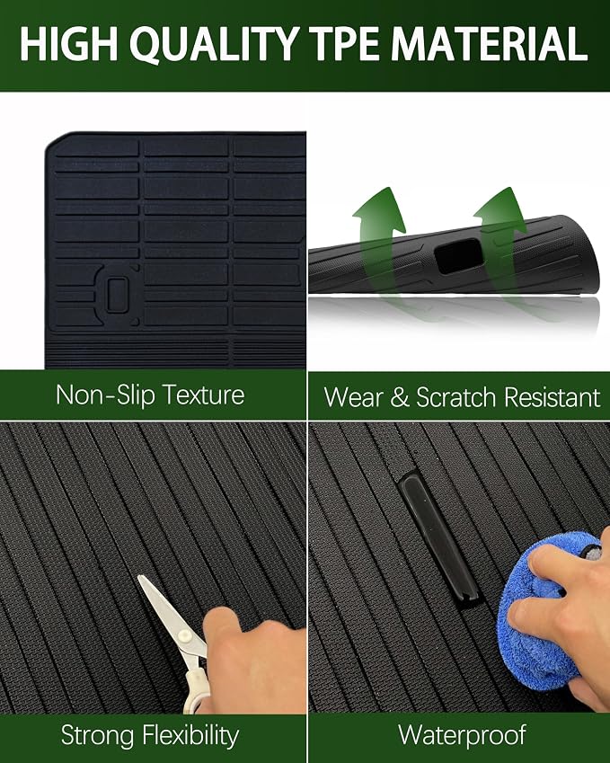 for Lincoln Nautilus Accessories 2024 2025 Cargo Liners Backrest Mat Rear Trunk Mat Rear Seat Back Cover Protector All Weather Dog Liner - Image 4