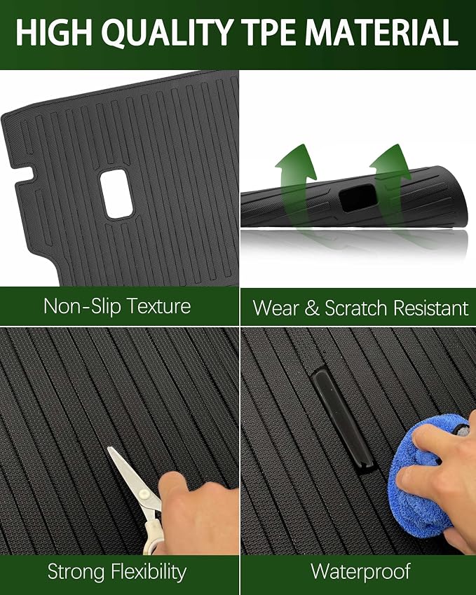Cargo Mat Cargo Liner for Honda Passport 2026 Accessories Trunk Liner Mat Back Seat Cover Protector Backrest Mat Dog Liner Cargo Rug - Image 4