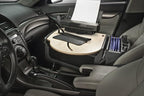 AutoExec Roadmaster Car Desk for Your Vehicle Workstation and Mobile Office, Natural with Printer Stand - Image 2