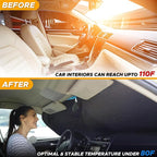 EcoNour Foldable Van Windshield Sun Shade, Reflective Window Cover - Image 6