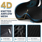 Car Seat Cushion for Driving, Coccyx Cushion for Car (Breathable 4D Cover) | Extra Large Seat Cushion for Car adds Premium Support, Sciatica Pain Relief Cushion With Breathable 4D Mesh Cover (Black) - Image 4