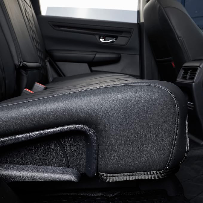 coverdream Custom Seat Covers for 2023-2026 Honda CR-V,Premium Faux Leather Car Seat Cover Set,Full Set Waterproof SUV Seat Protector,Armrest Covers Included - Image 5