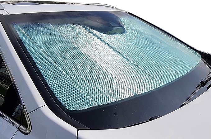Autotech Park Foldable Sunshade Compatible with 2019-2026 Chevrolet Silverado, Custom-fit Windshield Sun Shade - Image 5