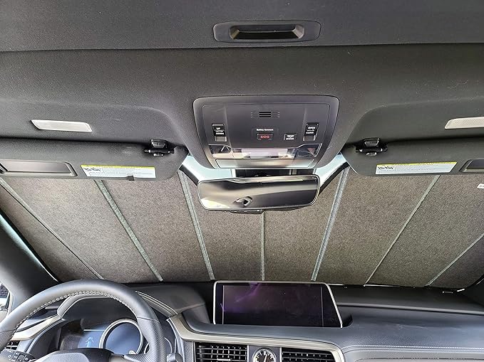 Autotech Park Foldable Sunshade Compatible with 2006-2018 Mercedes Sprinter, Custom-fit Windshield Sun Shade - Image 6