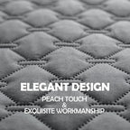 gogobunny 100% Double-Sided Waterproof Dog Bed Cover Pet Blanket Sofa Couch Furniture Protector for Puppy Large Dog Cat, Reversible (82x120 Inch (Pack of 1), Dark Grey/Light Grey) - Image 3