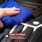 T TGBROS Floor Mats for Honda Civic 2016-2021 All-Weather Full Set Custom Fit TPE Liners Back Seat Protector Cargo Liner Trunk for Civic Accessories 4PCS(Coupe/Sedan/Type R/Insight) - Image 5