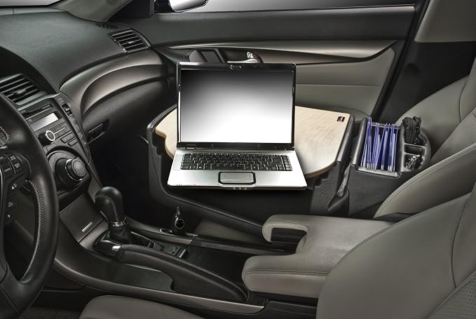 AutoExec Roadmaster Car Desk for Your Vehicle Workstation and Mobile Office, Natural Birch - Image 5