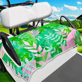 ENYORSE Golf Cart Seat Covers, Tropical Floral Seat Towel Blanket, Soft Breathable Microfiber, Keeps Seats Cool & Comfortable, 51”x31”, Fits 2 & 4 Passenger EZGO, Yamaha,Club Car Carts by EnjoyYourlifeEnjoyYourself