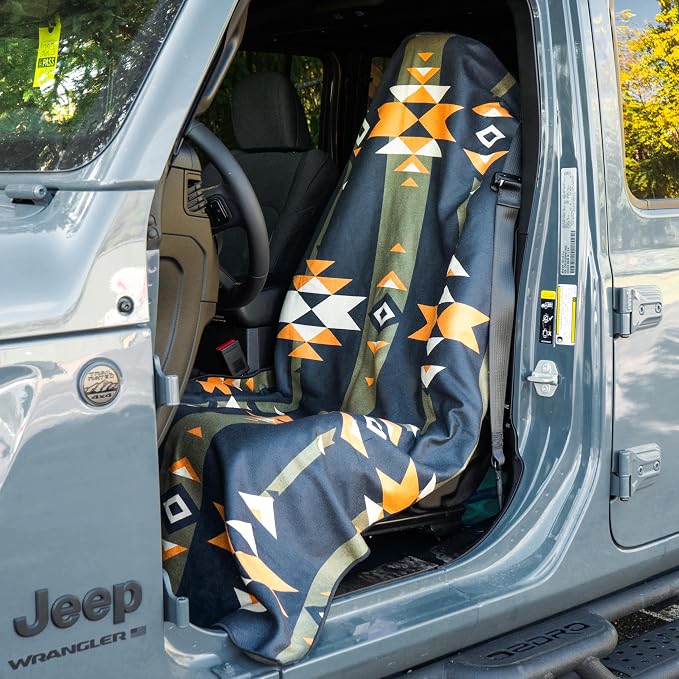 Sprints Athletic Running Towel, Full-Sized, Car Seat Cover - Performance Microfiber (Steppes Frontier) - Image 6