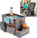 High Road CarHop Car Caddy Organizer with Tray, Trip Cooler and Cup Holder | Middle Seat Organizer for Kids Toys and Snacks in the Backseat and Passenger Seat Car Snack Organizer for Drivers by HighRoad