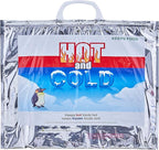 Superio Hot and Cold Insulated Bags for Food Delivery, Grocery Shopping Bags, Food Storage for Hot and Frozen Food for Travel, Disposable Cooler Bag, Reinforced Thermal Lunch Bag (1, 15.5"x13") by Superio