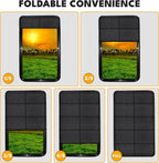 EcoNour RV Magnetic Window Shade for Side Door Foldable UV Protection Cover | Travel Trailer Window 4 Hook & Loop Waterproof Oxford Fabric | Universal RV Window Accessories | Medium (25" x 16") - Image 5