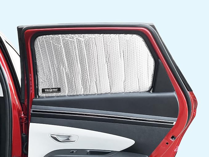 YelloPro Side Window Rear Seat 2nd Row Sunshade (Set of 2) Custom Fit for 2023 2024 2025 2026 Lexus RX SUV, Sun Protection UV Reflector Insulated Accessories [Made in USA] - Image 3