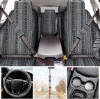 Frienda 14 Pcs Baja Saddle Blanket Car Seat Covers Full Set,Vintage Style - Image 3