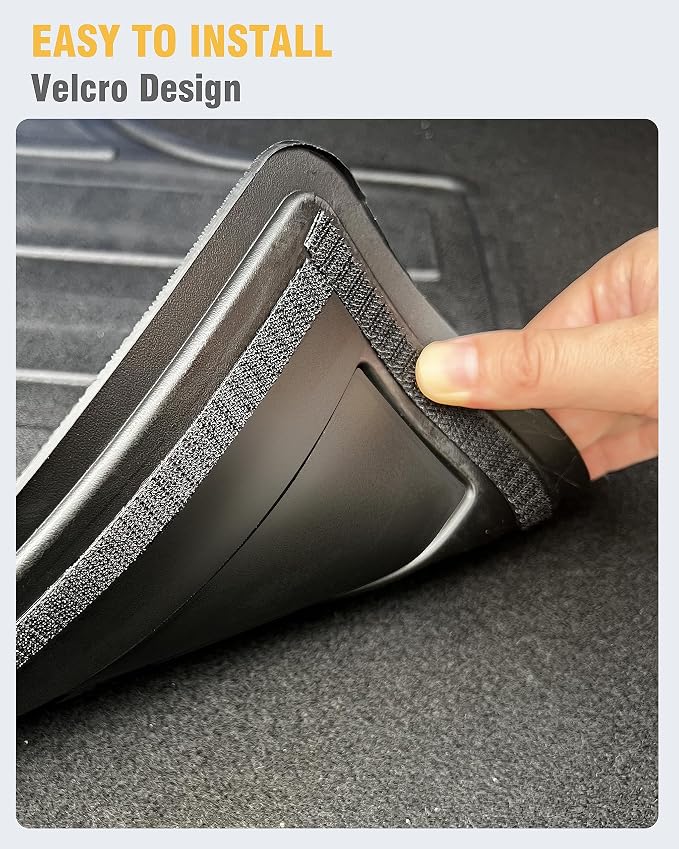 Rear Seat Back Cover Backrest Protector for Ford Bronco Sport Accessories 2021 2022 2023 2024 2025 2026 with Velcro All Weather Split Dog Liner Pet Mat Cargo Trunk Liner 2 PCS - Image 6