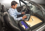 AutoExec Roadmaster Car Desk for Your Vehicle Workstation and Mobile Office, Natural Birch - Image 3