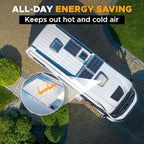 EcoNour RV Vent Insulator, 14" x 14" RV Skylight Cover Reflective Insulation - Image 10
