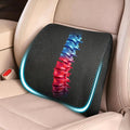 Lumbar Support Pillow for Car & Office Chair - High-Density Memory Foam Back Cushion for Sciatica & Lower Back Pain Relief - Non-Slip Support for Long Commutes & Desk Workers (3D Mesh Black) by TISHIJIE