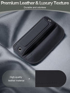 Universal Fit Premium Leather Car Seat Gap Filler Organizer, Center Console Organizer with Card Slots, Clever Gifts for Car SUV Truck Owners (Black, 1 Pack) - Image 4