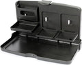 Car Backseat Travel Tray with Dual Cup Holders, Snack and Meal Storage, Phone Slot, Hooks, Easy-Clean Surface, Fits Most Vehicles, Installs in Seconds, Ideal for Kids and Road Trips by Eurow